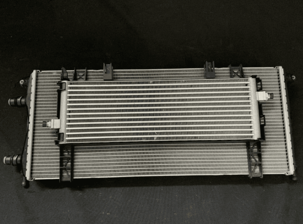 OEM Mercedes X166 GL63 AMG V8 радиатор преден пакет капак броня фарове - Изображение 5