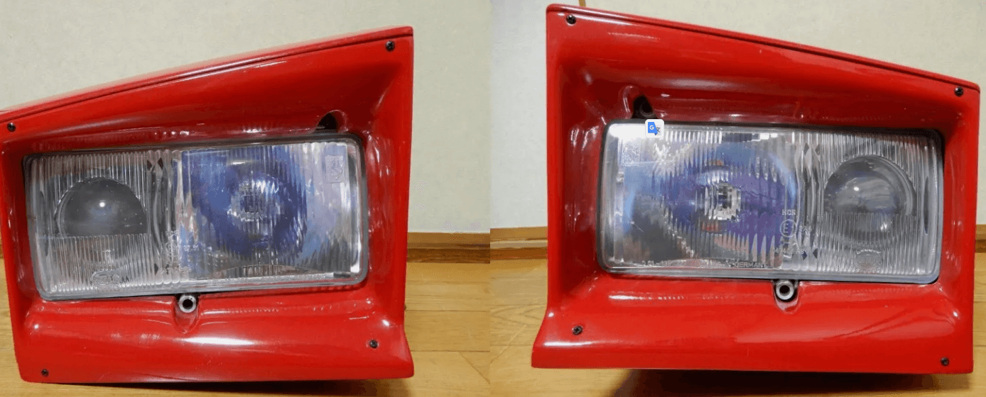 Ferrari F40 Изскачащи прибиращи се фарове ляв + десен OEM